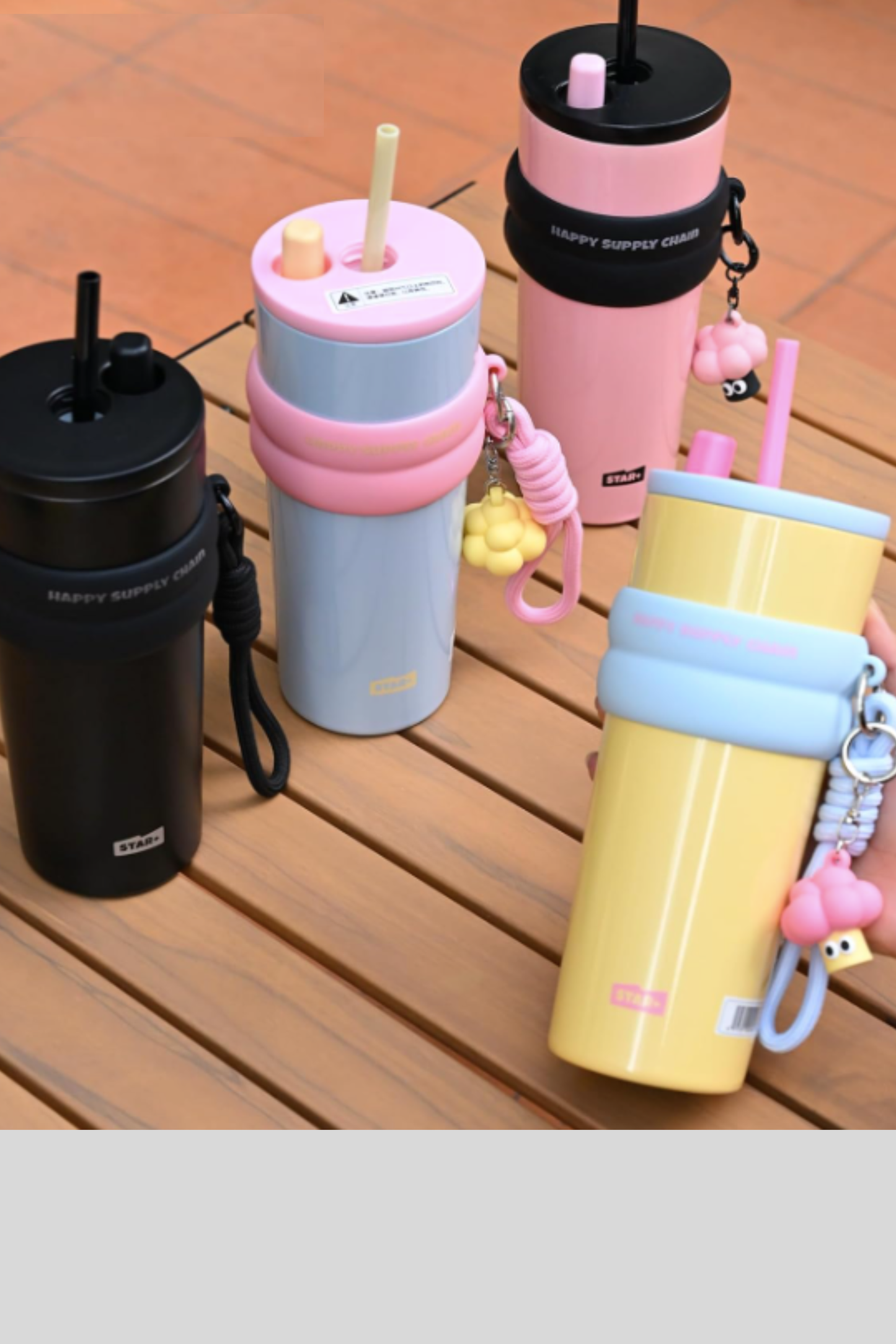 Star | Ceramic-Lined Stainless Steel Insulated Water Bottle Cup | 710ml