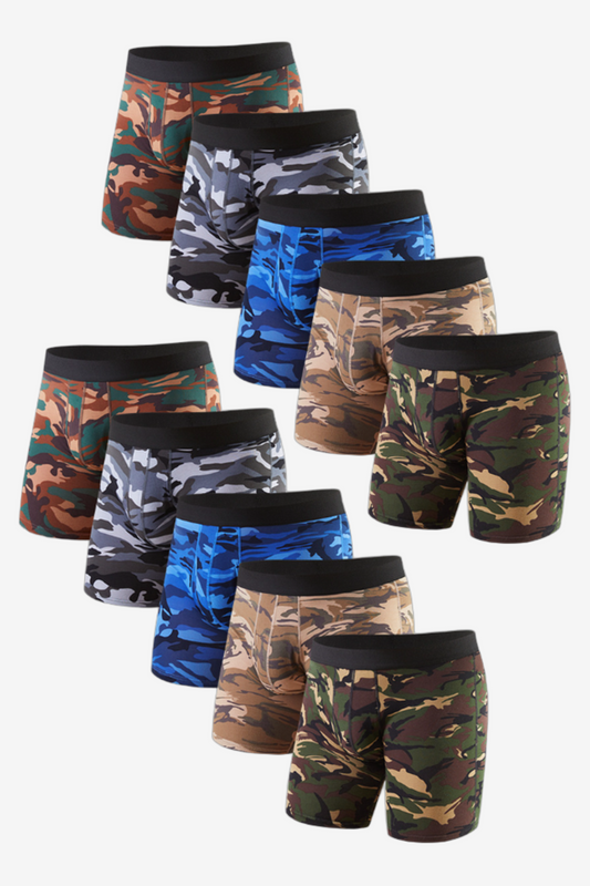 Cotton Soft Boxer Brief  6"  (10-Pack)