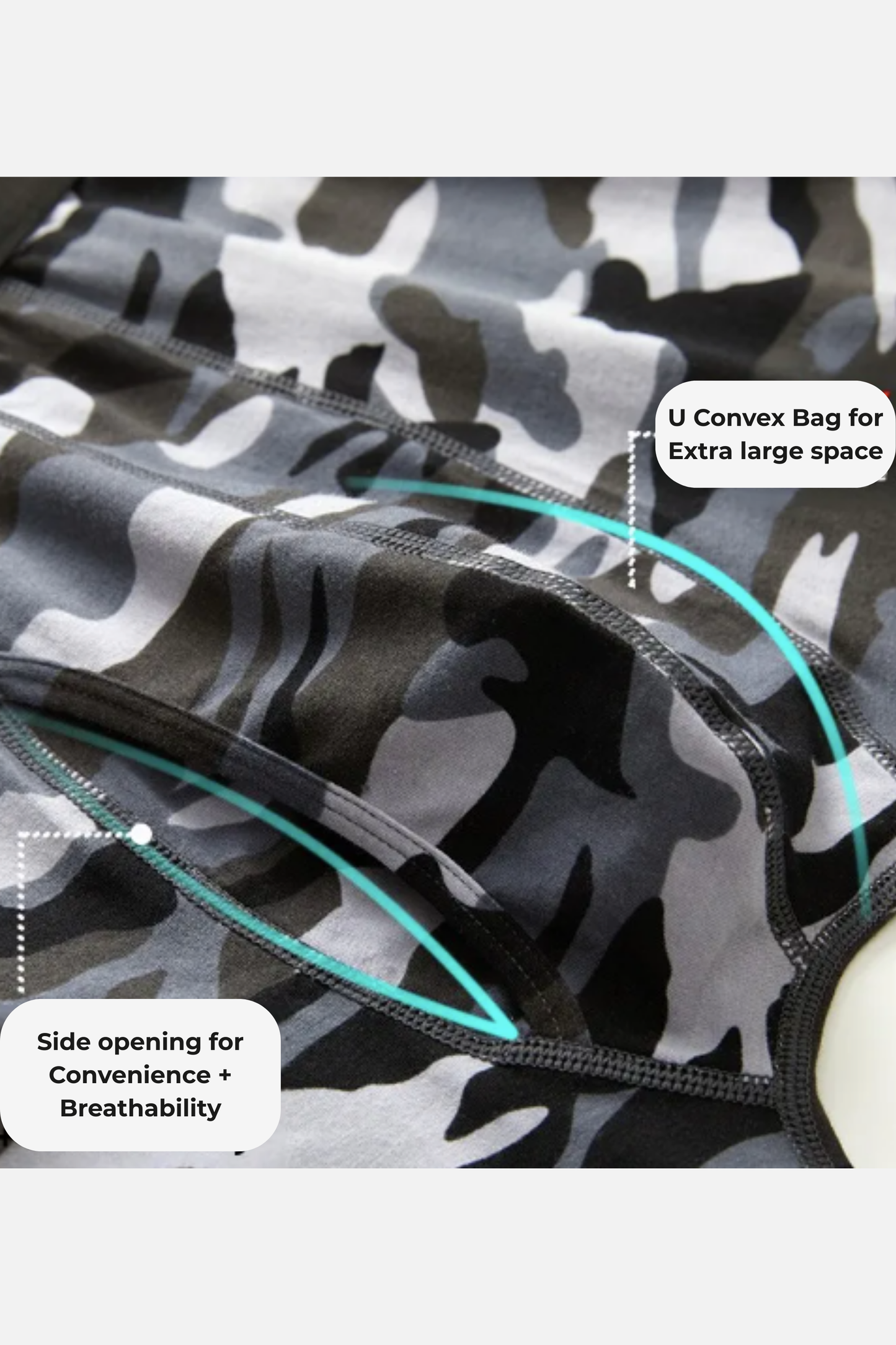 Organic Cotton Soft Boxer Brief With Fly 6"  (Pack of 10)