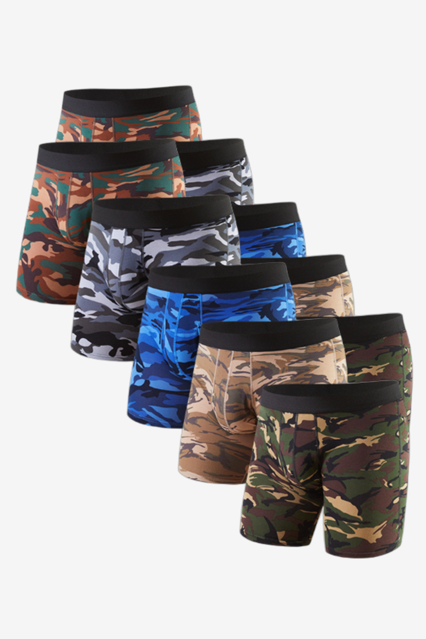 Organic Cotton Soft Boxer Brief With Fly 6"  (Pack of 10)